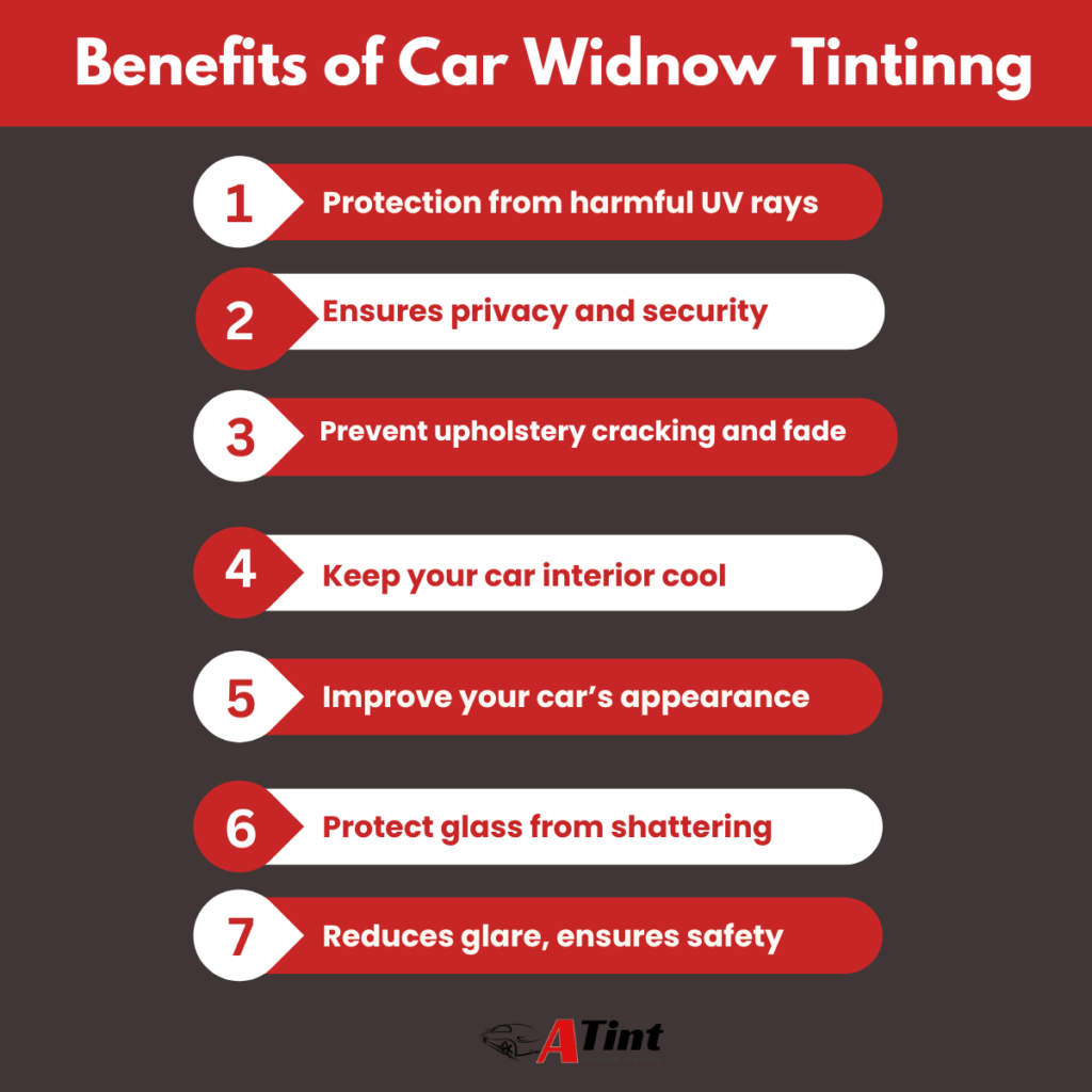 benefits of tinted windows in a car, benefits of tinting car windows,What Are The Benefits of Tinted Windows In Car